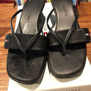 Tommy Hilfiger black Martina sandals